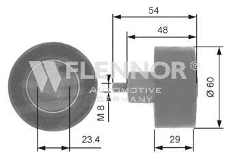 Паразитный / Ведущий ролик, зубчатый ремень