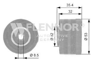 Паразитный / Ведущий ролик, зубчатый ремень
