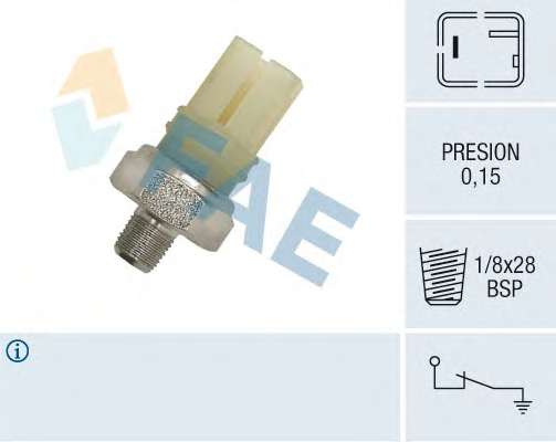 Датчик давления масла Renault Espase IV 3.5 V6 02-