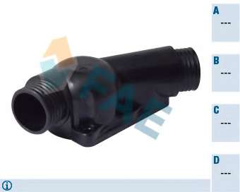 Фланец охлаждающей жидкости