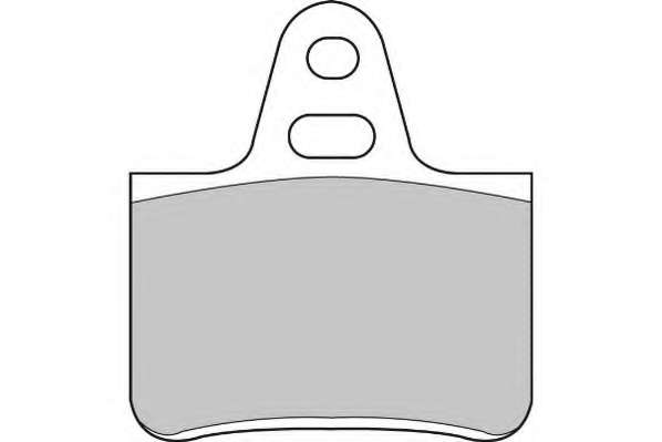 Комплект тормозных колодок, дисковый тормоз