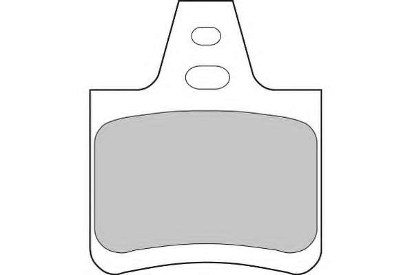 Комплект тормозных колодок, дисковый тормоз