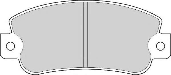 Комплект тормозных колодок, дисковый тормоз