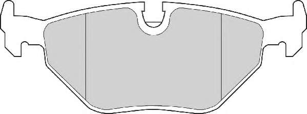 Комплект тормозных колодок, дисковый тормоз