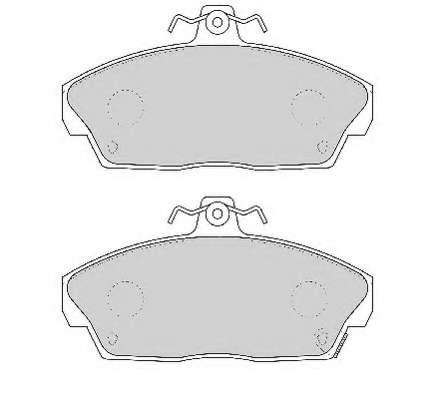 Комплект тормозных колодок, дисковый тормоз
