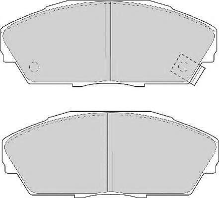 Комплект тормозных колодок, дисковый тормоз