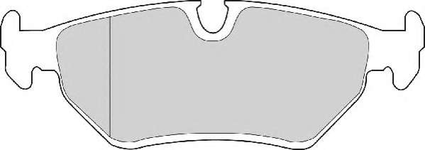 Комплект тормозных колодок, дисковый тормоз
