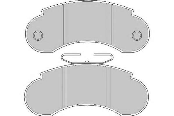 Комплект тормозных колодок, дисковый тормоз