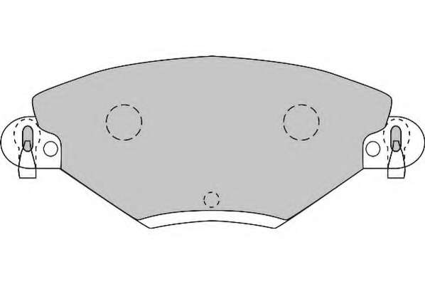 Комплект тормозных колодок, дисковый тормоз