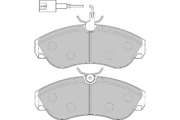 Комплект тормозных колодок, дисковый тормоз