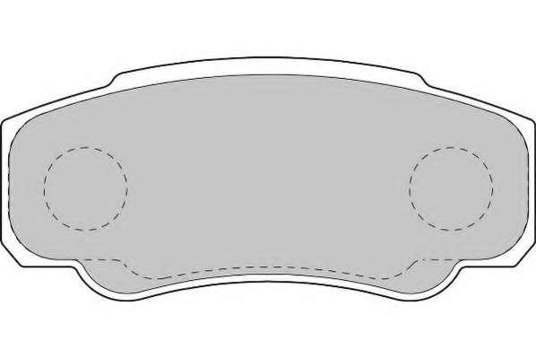 Комплект тормозных колодок, дисковый тормоз