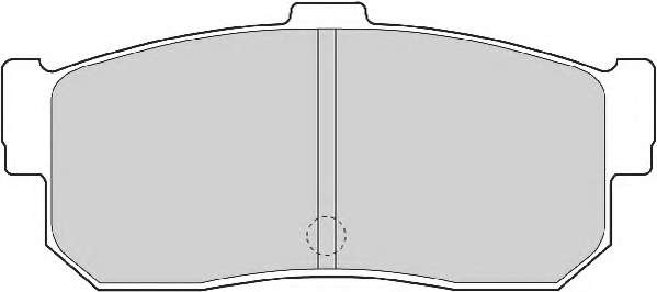 Комплект тормозных колодок, дисковый тормоз
