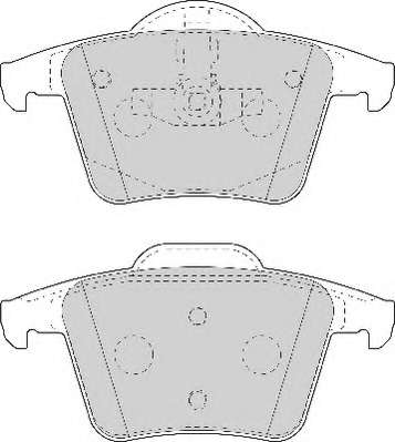 Комплект тормозных колодок, дисковый тормоз