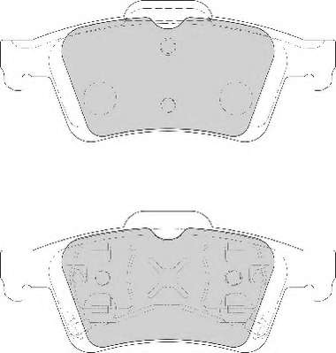 Комплект тормозных колодок, дисковый тормоз