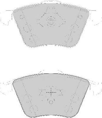 Комплект тормозных колодок, дисковый тормоз