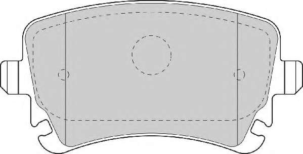 Комплект тормозных колодок, дисковый тормоз