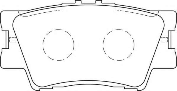 Комплект тормозных колодок, дисковый тормоз