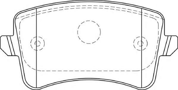 Комплект тормозных колодок, дисковый тормоз