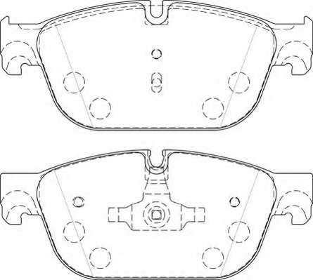 Комплект тормозных колодок, дисковый тормоз