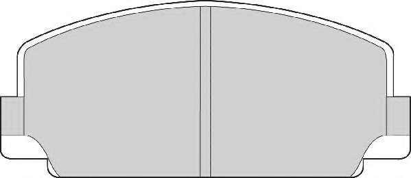 Комплект тормозных колодок, дисковый тормоз