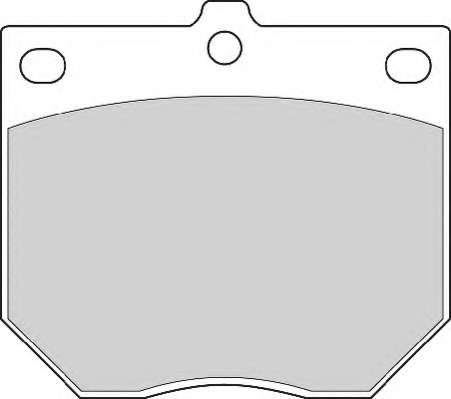 Комплект тормозных колодок, дисковый тормоз