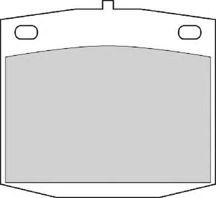 Комплект тормозных колодок, дисковый тормоз