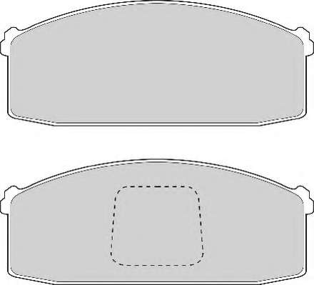 Комплект тормозных колодок, дисковый тормоз