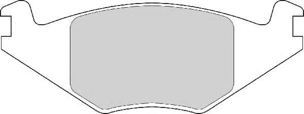 Комплект тормозных колодок, дисковый тормоз