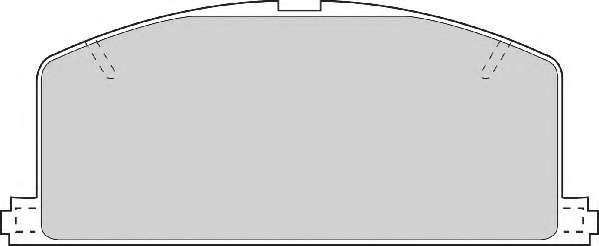 Комплект тормозных колодок, дисковый тормоз
