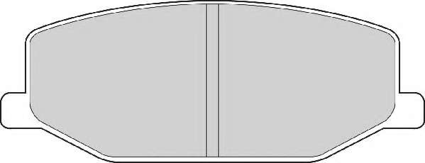 Комплект тормозных колодок, дисковый тормоз