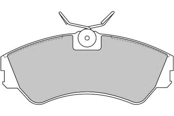 Комплект тормозных колодок, дисковый тормоз