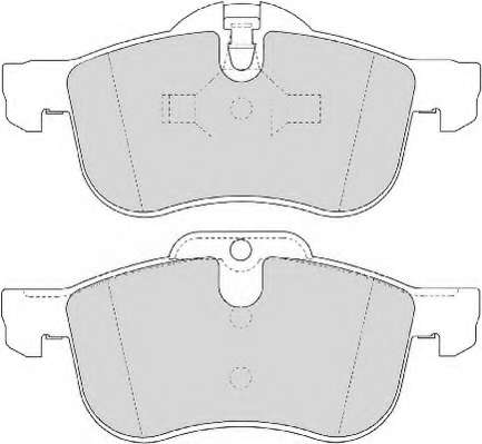 Комплект тормозных колодок, дисковый тормоз