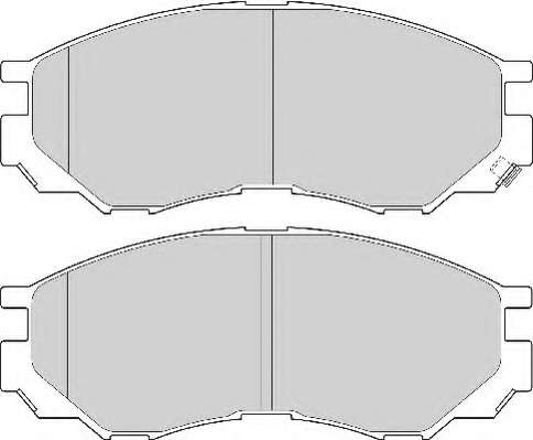 Комплект тормозных колодок, дисковый тормоз