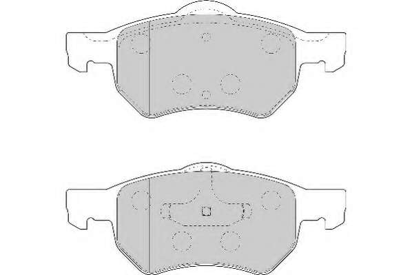 Комплект тормозных колодок, дисковый тормоз