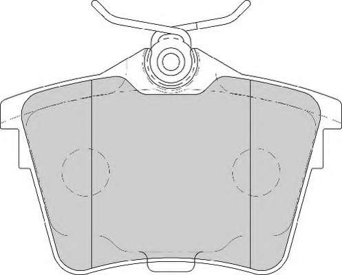 Комплект тормозных колодок, дисковый тормоз
