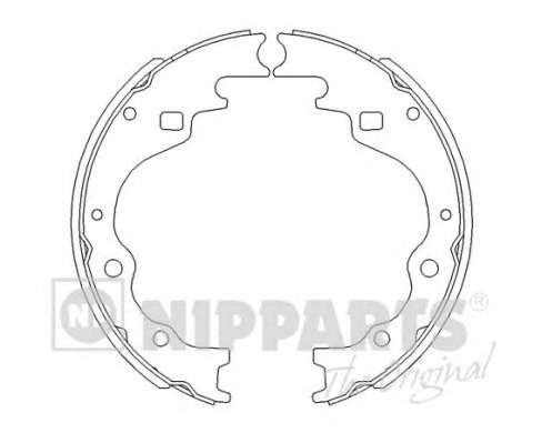 Комплект тормозных колодок