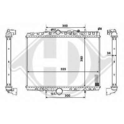 Радиатор, охлаждение двигателя