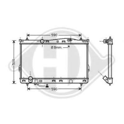 Радиатор, охлаждение двигателя