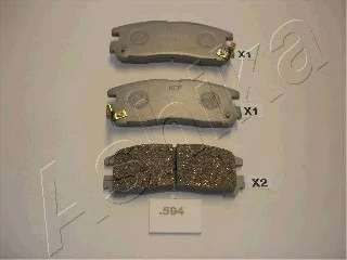 Комплект тормозных колодок, дисковый тормоз