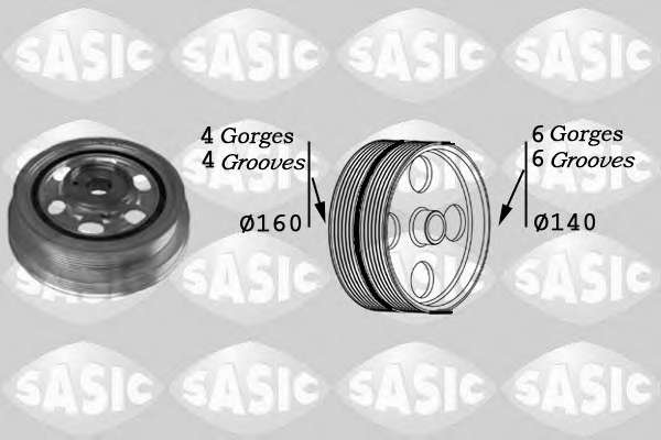 Ременный шкив, коленчатый вал