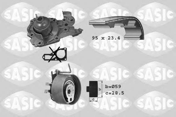 Водяной насос + комплект зубчатого ремня