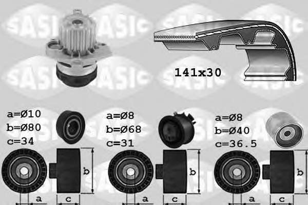 Водяной насос + комплект зубчатого ремня