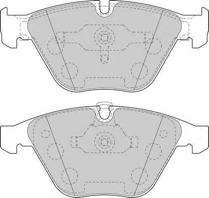 Комплект тормозных колодок, дисковый тормоз