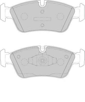 Комплект тормозных колодок, дисковый тормоз