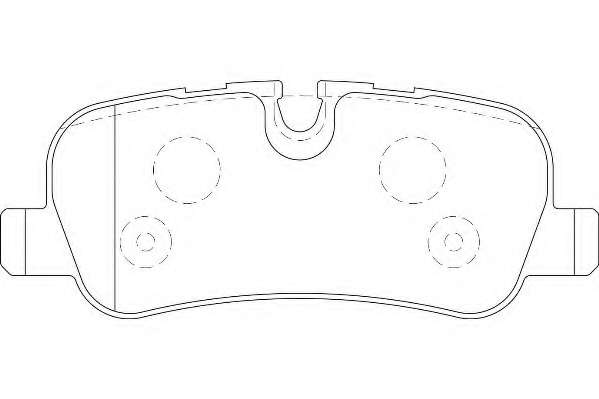 Комплект тормозных колодок, дисковый тормоз