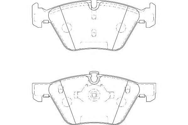 Комплект тормозных колодок, дисковый тормоз