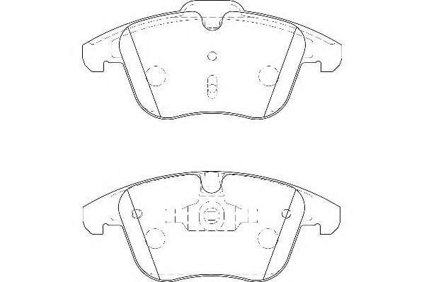 Комплект тормозных колодок, дисковый тормоз