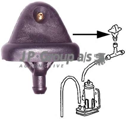 Форсунка склоомивача