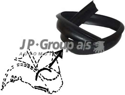 Ущільнювач для моторного відсіку, передній