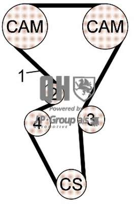 Комплект ремня ГРМ